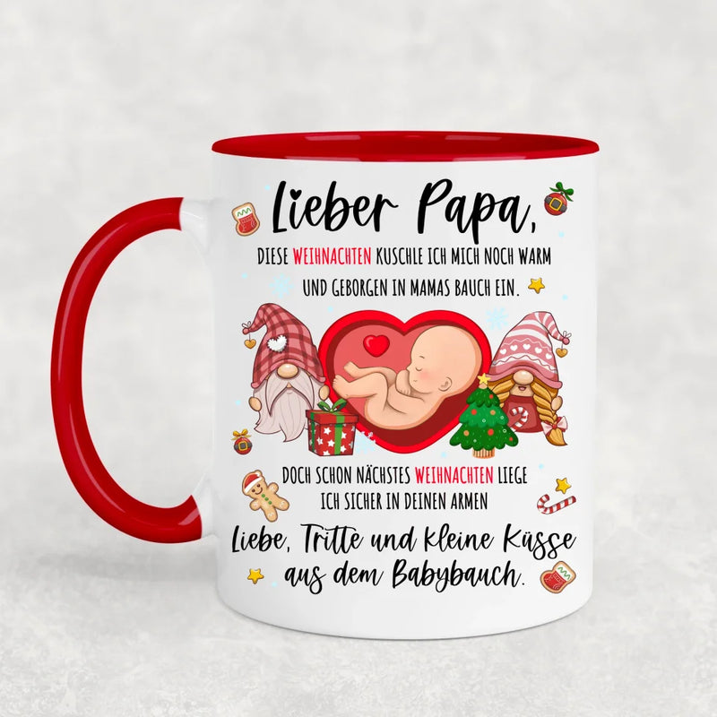 Eingekuschelt - Personalisierte Tasse