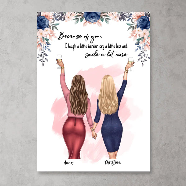 Party Girls - Personalisiertes Poster