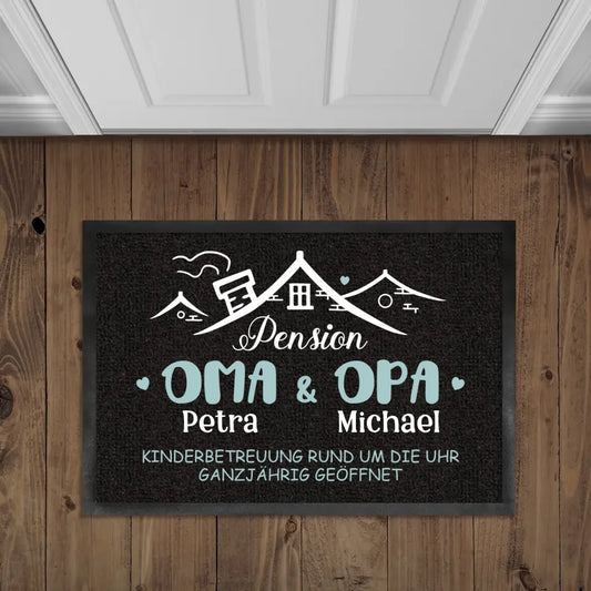 Pension Oma &amp; Opa - Gepersonaliseerde deurmat 