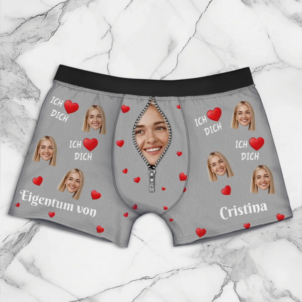 Mein Eigentum - Personalisierte Boxershorts