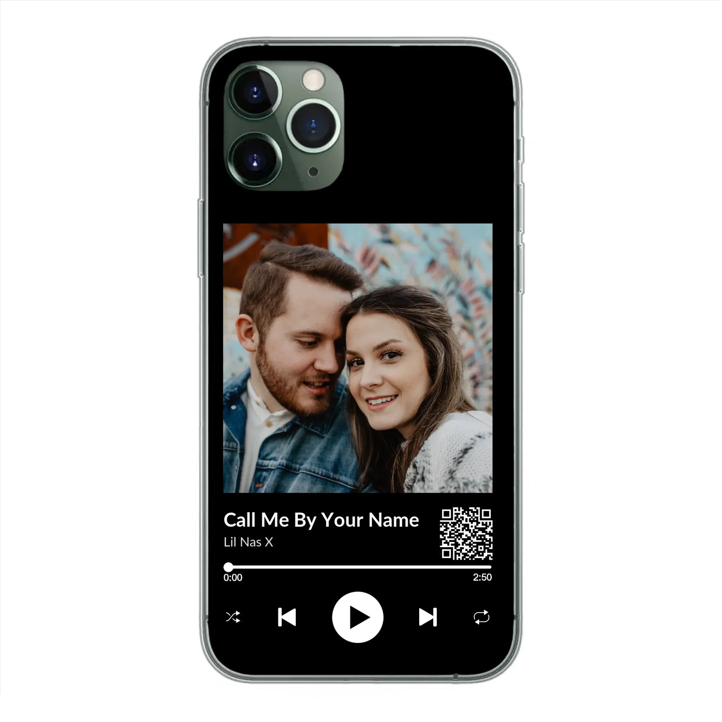 Favoriete liedje - gepersonaliseerde telefoonhoesje 