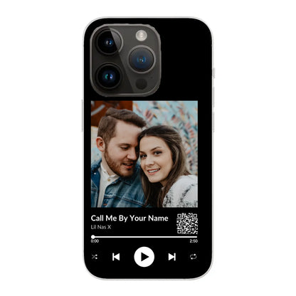 Favoriete liedje - gepersonaliseerde telefoonhoesje 