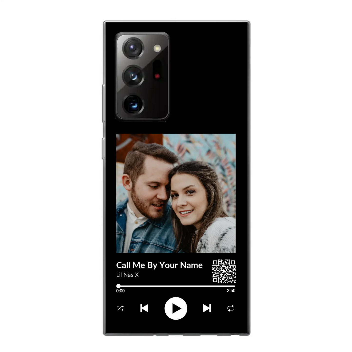 Favoriete liedje - gepersonaliseerde telefoonhoesje 