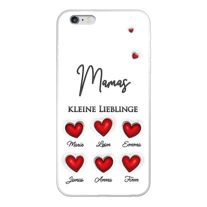 Kleine Lieblinge (Herzen) - Personalisierte Handyhülle