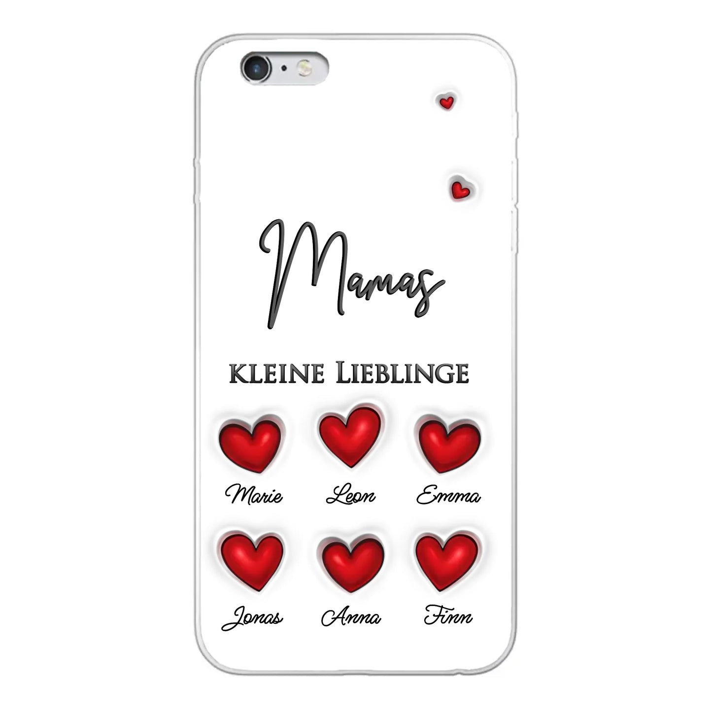 Little Darlings (Harten) - Gepersonaliseerd telefoonhoesje 