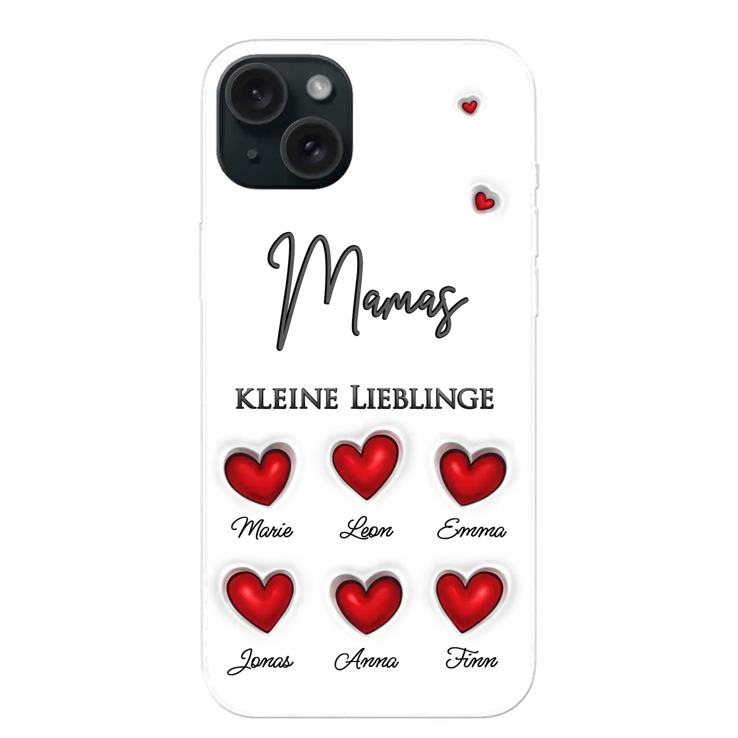 Little Darlings (Harten) - Gepersonaliseerd telefoonhoesje 
