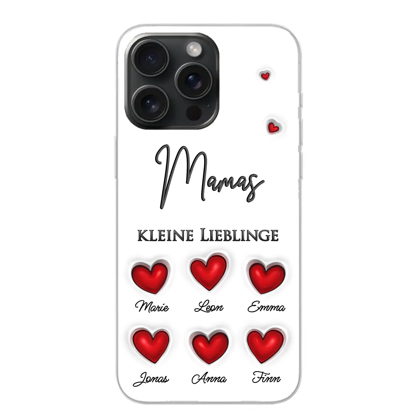 Little Darlings (Harten) - Gepersonaliseerd telefoonhoesje 