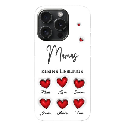 Kleine Lieblinge (Herzen) - Personalisierte Handyhülle