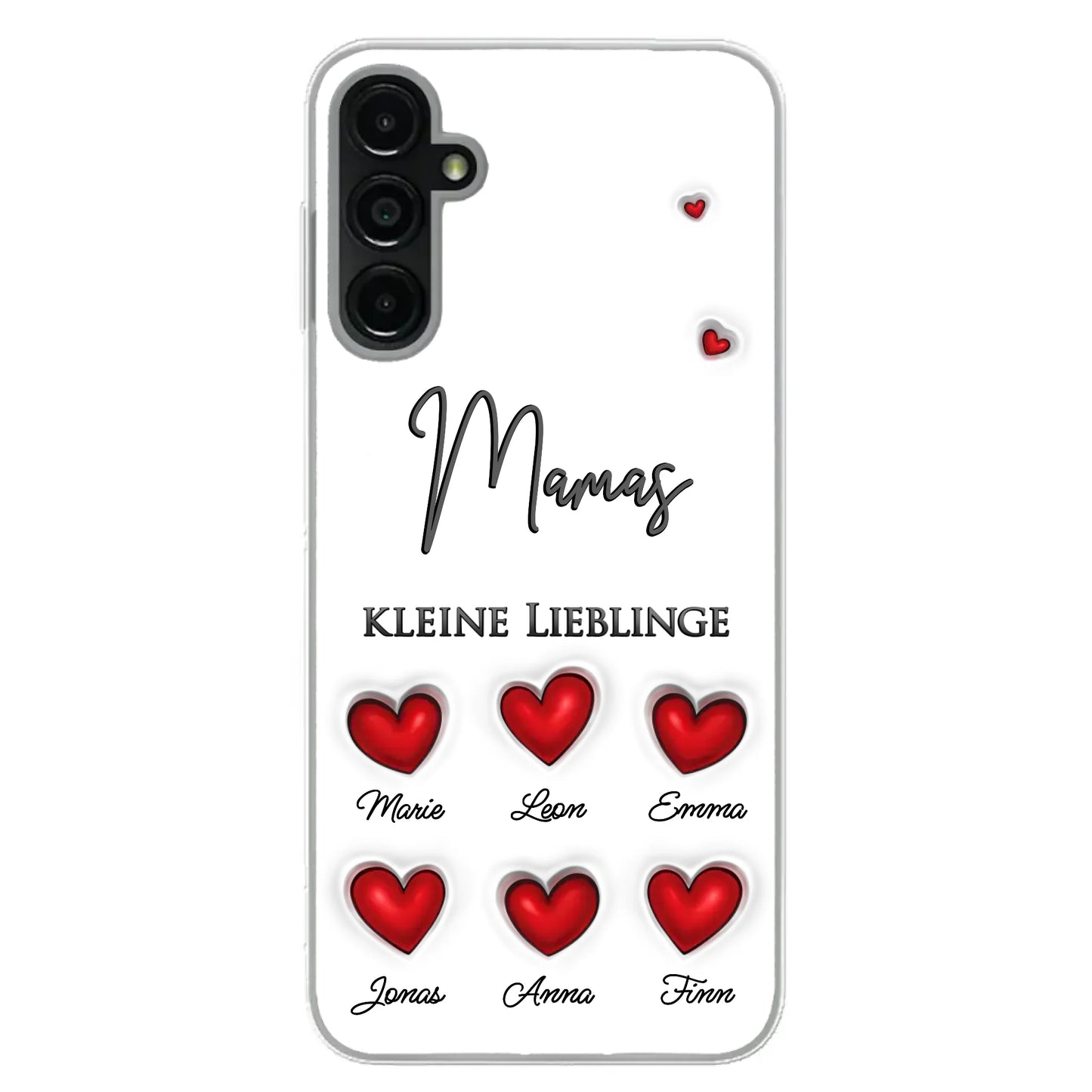 Kleine Lieblinge (Herzen) - Personalisierte Handyhülle