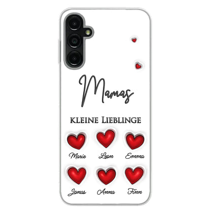 Kleine Lieblinge (Herzen) - Personalisierte Handyhülle