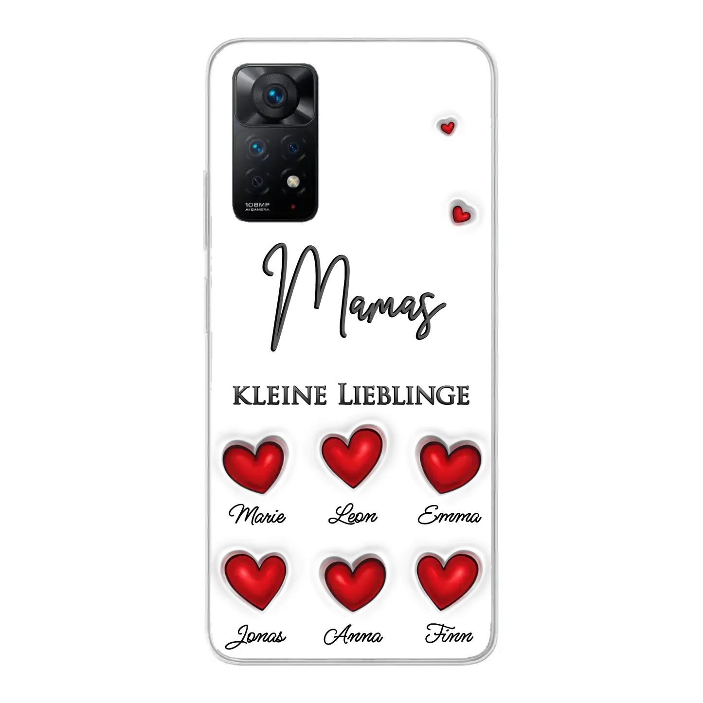 Little Darlings (Harten) - Gepersonaliseerd telefoonhoesje 