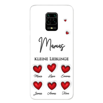 Kleine Lieblinge (Herzen) - Personalisierte Handyhülle