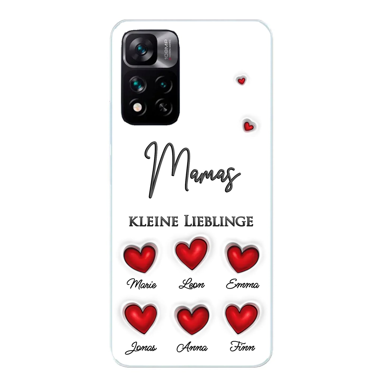 Little Darlings (Harten) - Gepersonaliseerd telefoonhoesje 