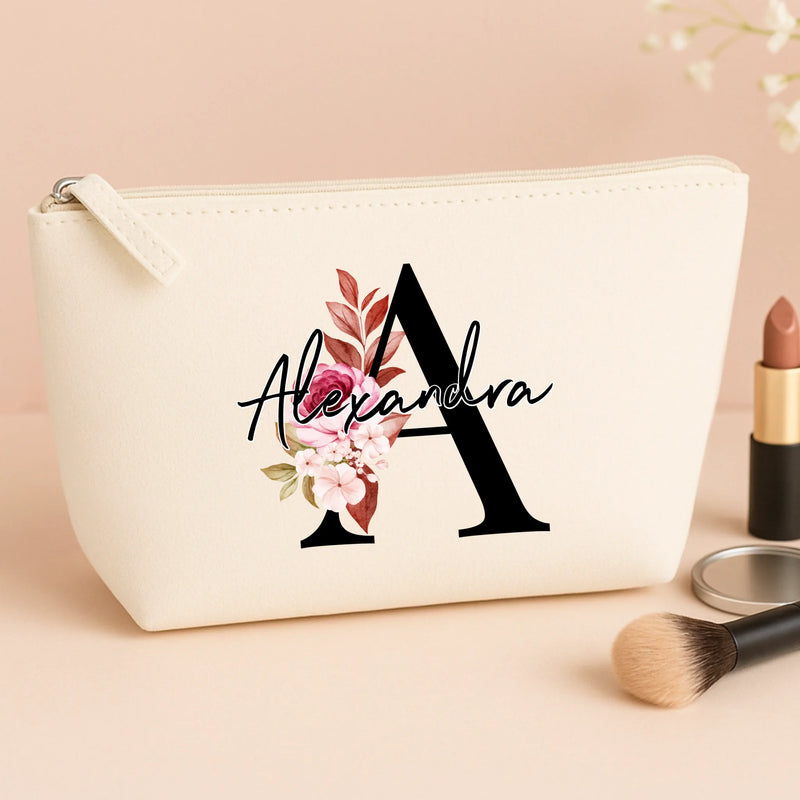 white small cosmetic bag store