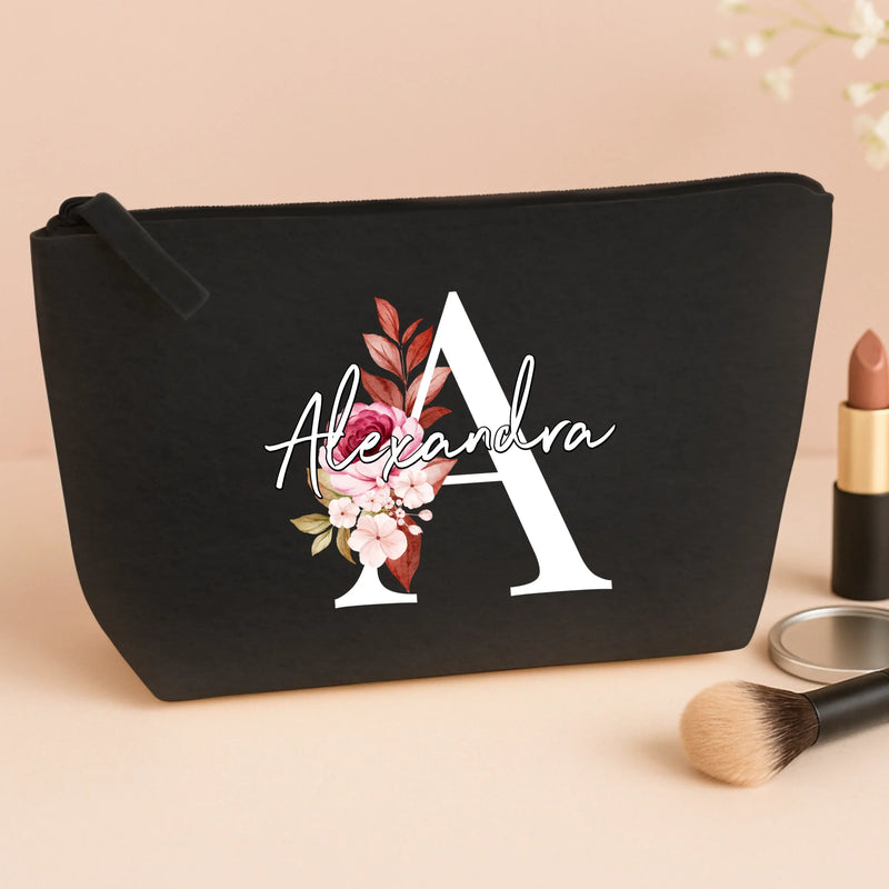 black small cosmetic bag store 