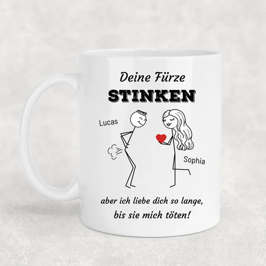 Ik hou hoe dan ook van je! - Gepersonaliseerde mok