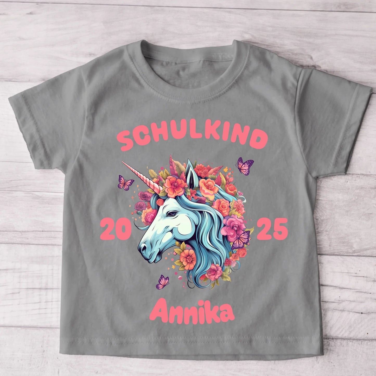 Eenhoorn - Gepersonaliseerd kinder T-shirt 