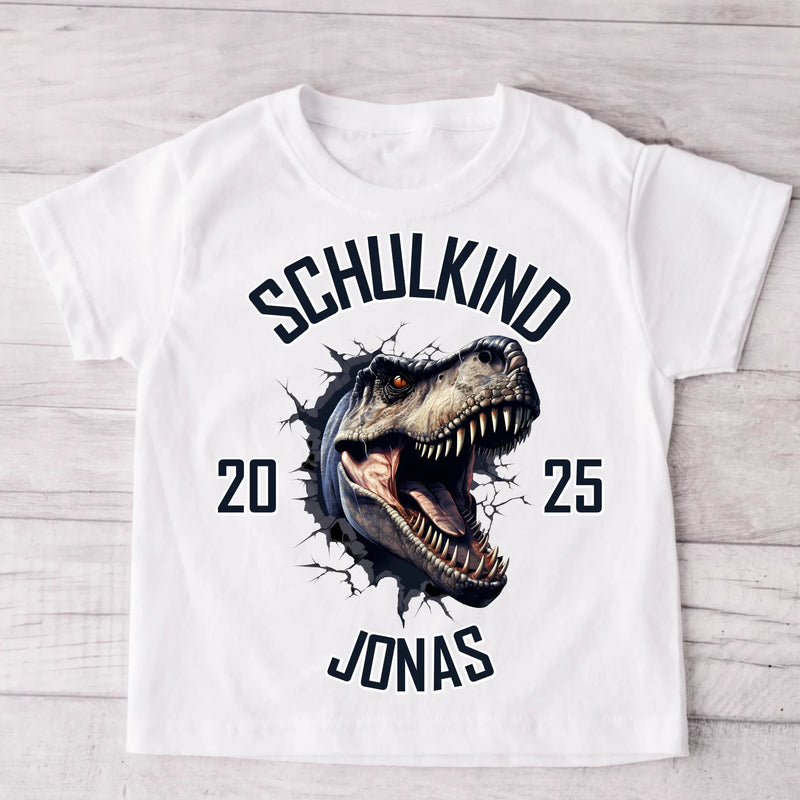 T-Rex - Personalisiertes Kinder T-Shirt