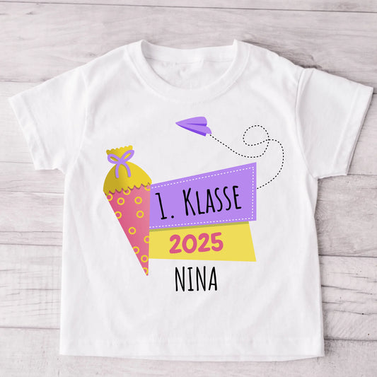 Schoolkegel - Gepersonaliseerd kinder-T-shirt 