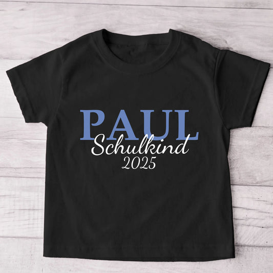 Terug naar school - Gepersonaliseerd kinder-T-shirt 