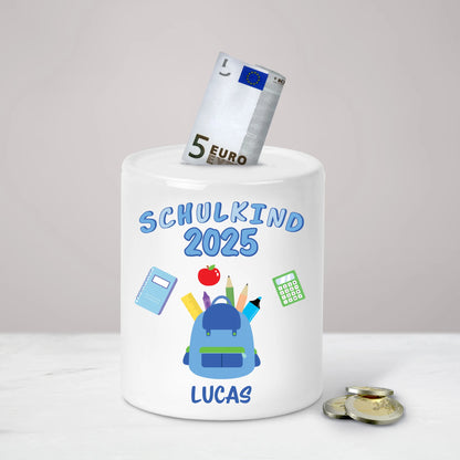 Schoolkind - Gepersonaliseerde spaarpot 