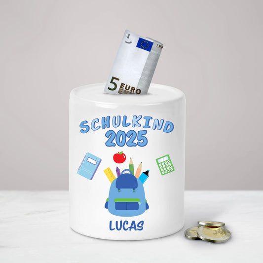 Schoolkind - Gepersonaliseerde spaarpot 