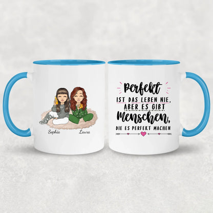 Herzensmenschen - Personalisierte Tasse