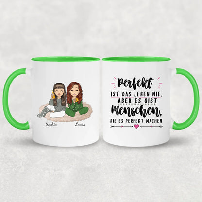 Herzensmenschen - Personalisierte Tasse