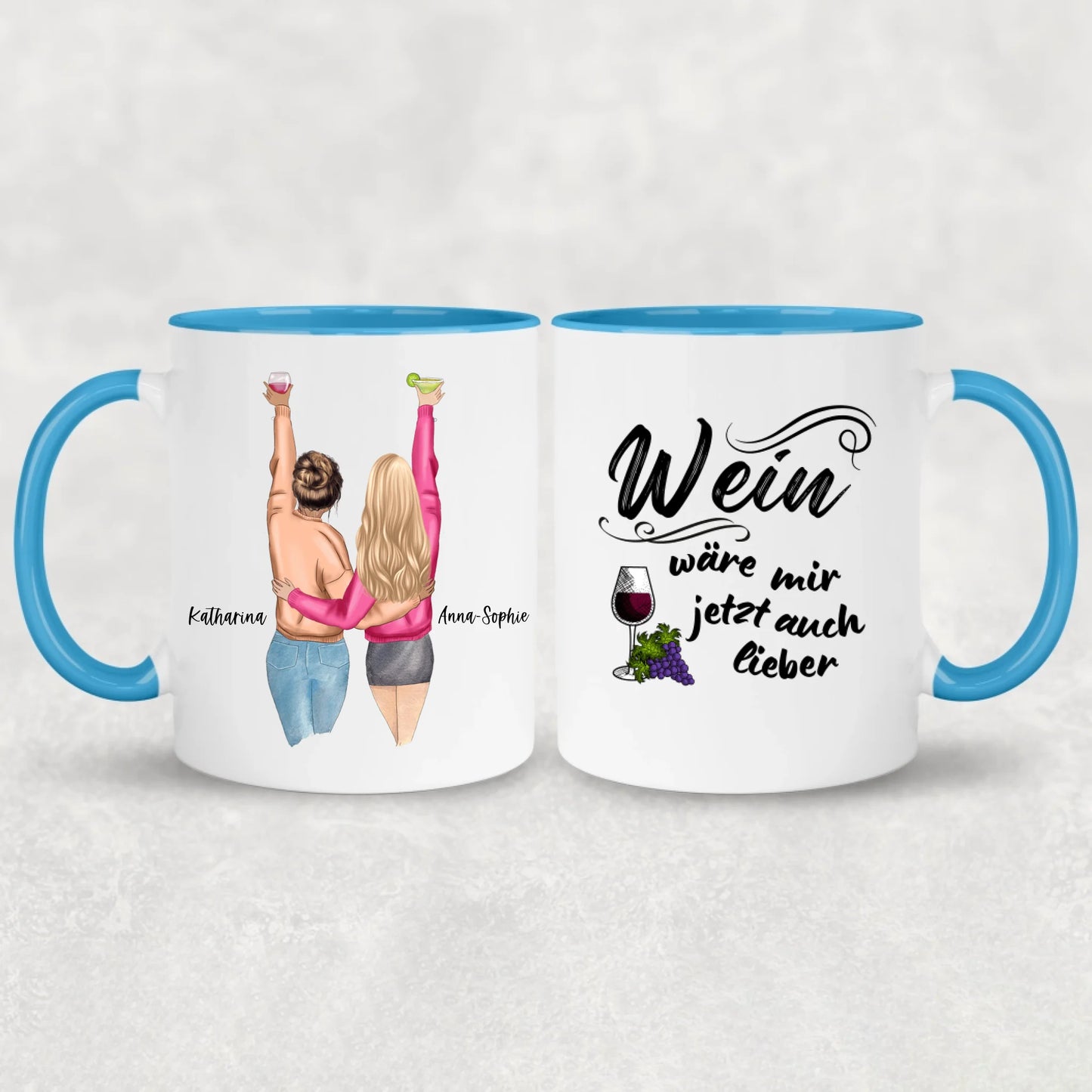 Best Friends forever - Personalisierte Tasse