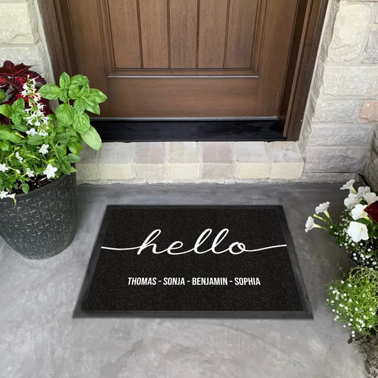Hello - Personalisierte Fußmatte