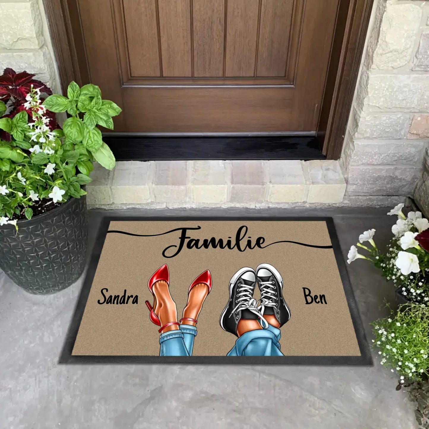 Füße - Personalisierte Fußmatte