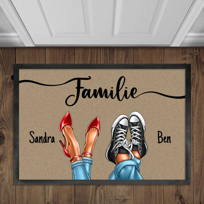 Füße - Personalisierte Fußmatte