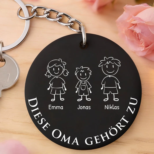 2_store_single_black_round_key_chain