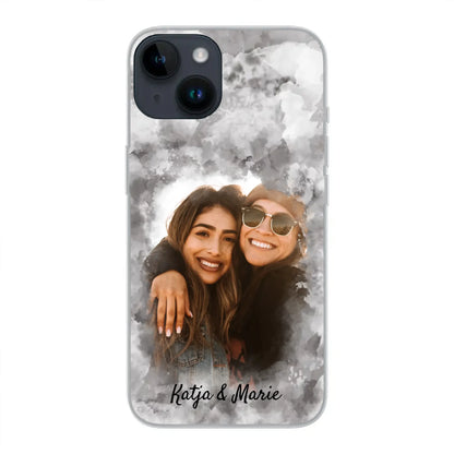 Dein Foto (Wasserfarbenstil) - Personalisierte Handyhülle