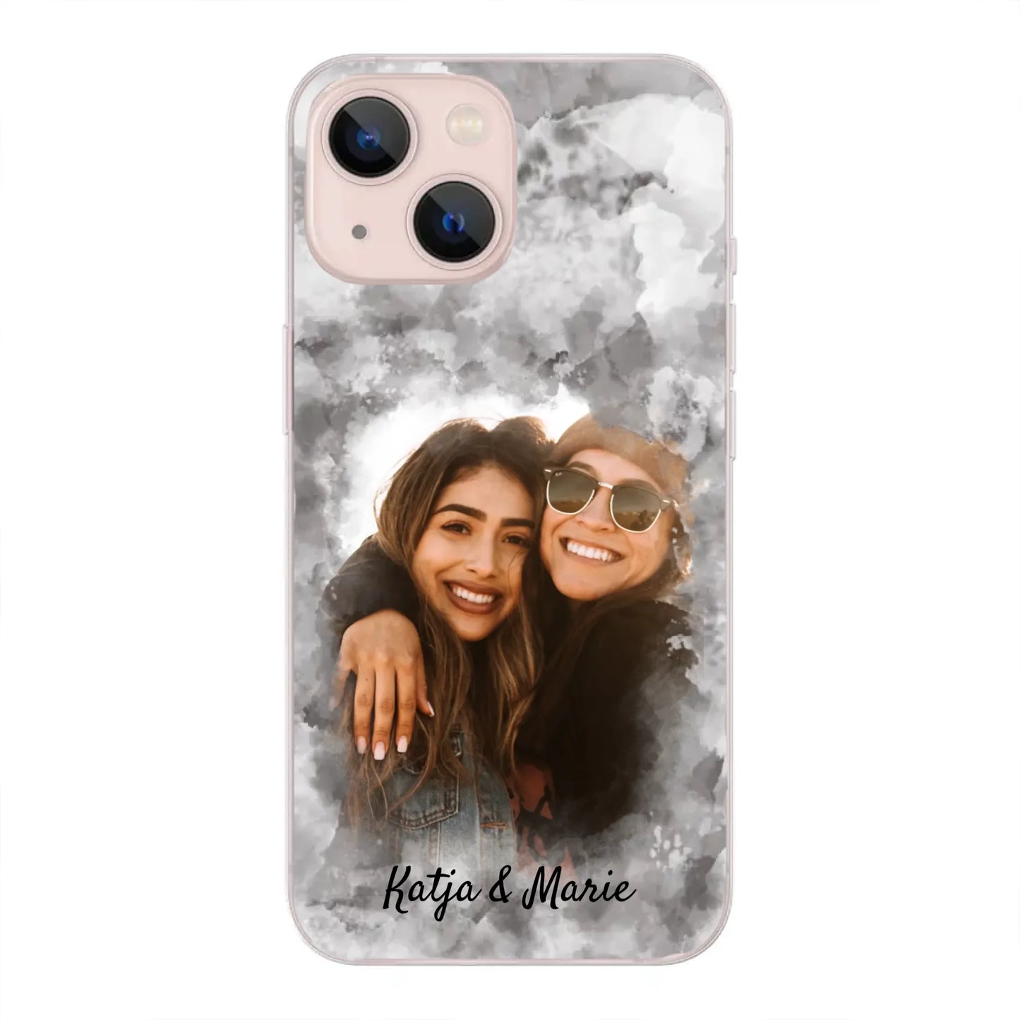 Dein Foto (Wasserfarbenstil) - Personalisierte Handyhülle