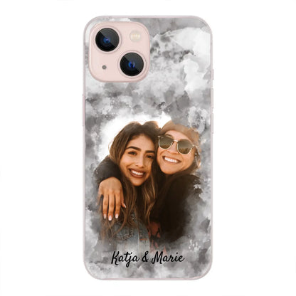 Dein Foto (Wasserfarbenstil) - Personalisierte Handyhülle
