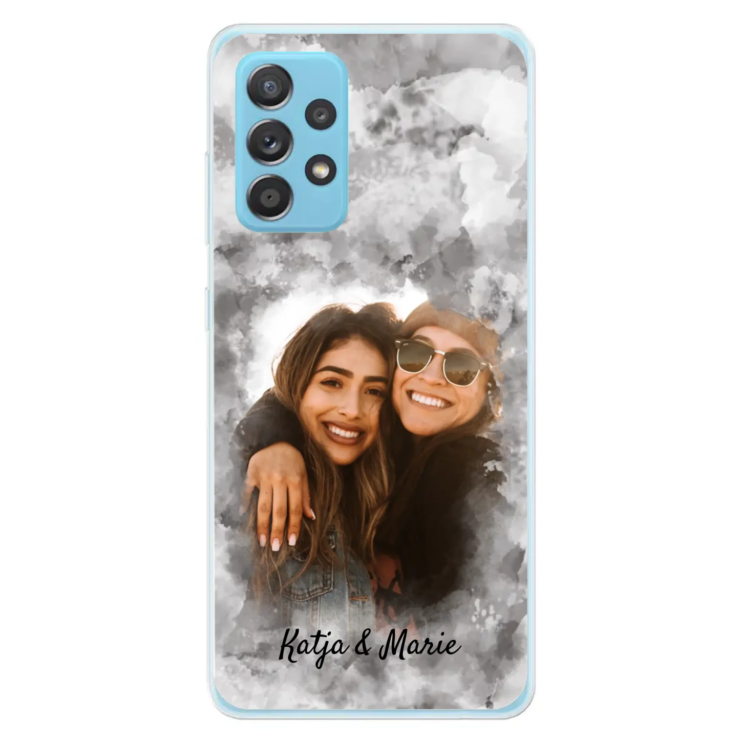 Dein Foto (Wasserfarbenstil) - Personalisierte Handyhülle