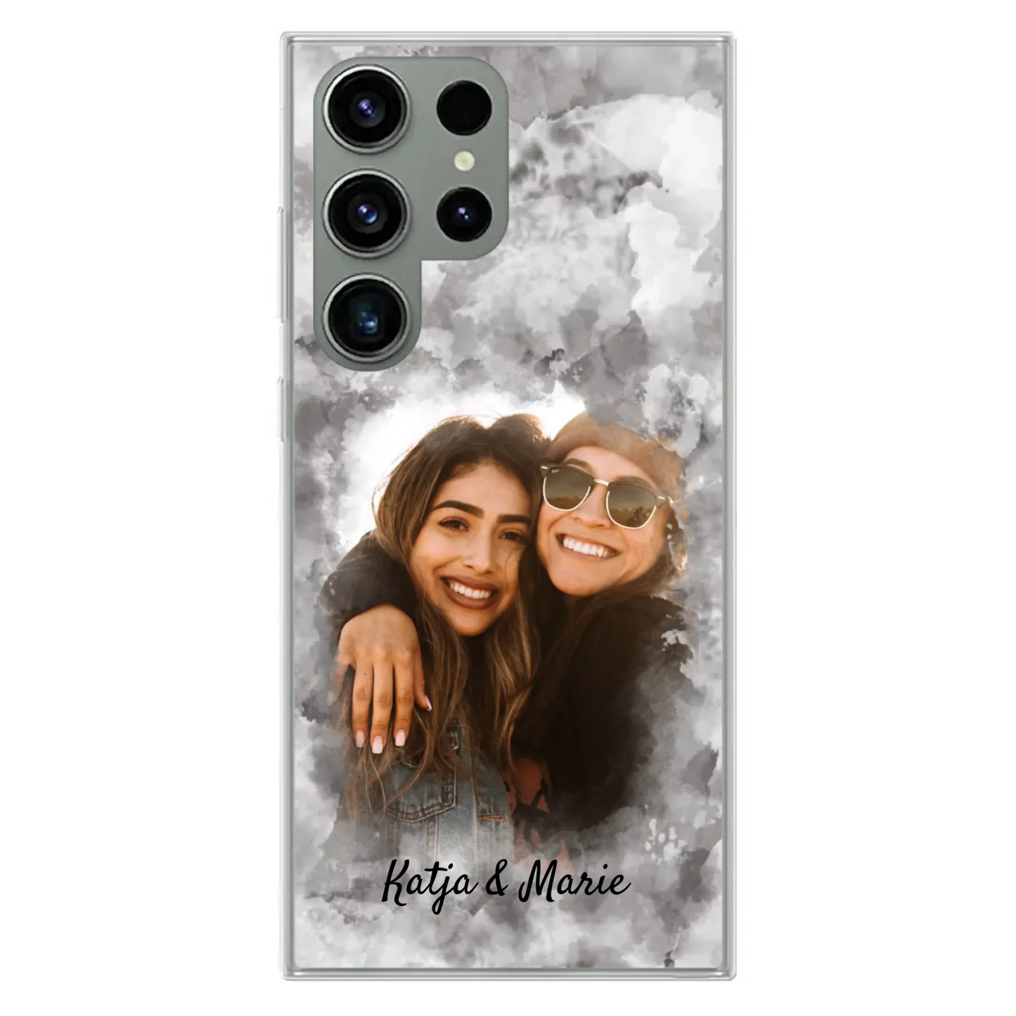 Dein Foto (Wasserfarbenstil) - Personalisierte Handyhülle
