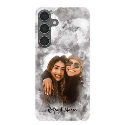 Dein Foto (Wasserfarbenstil) - Personalisierte Handyhülle