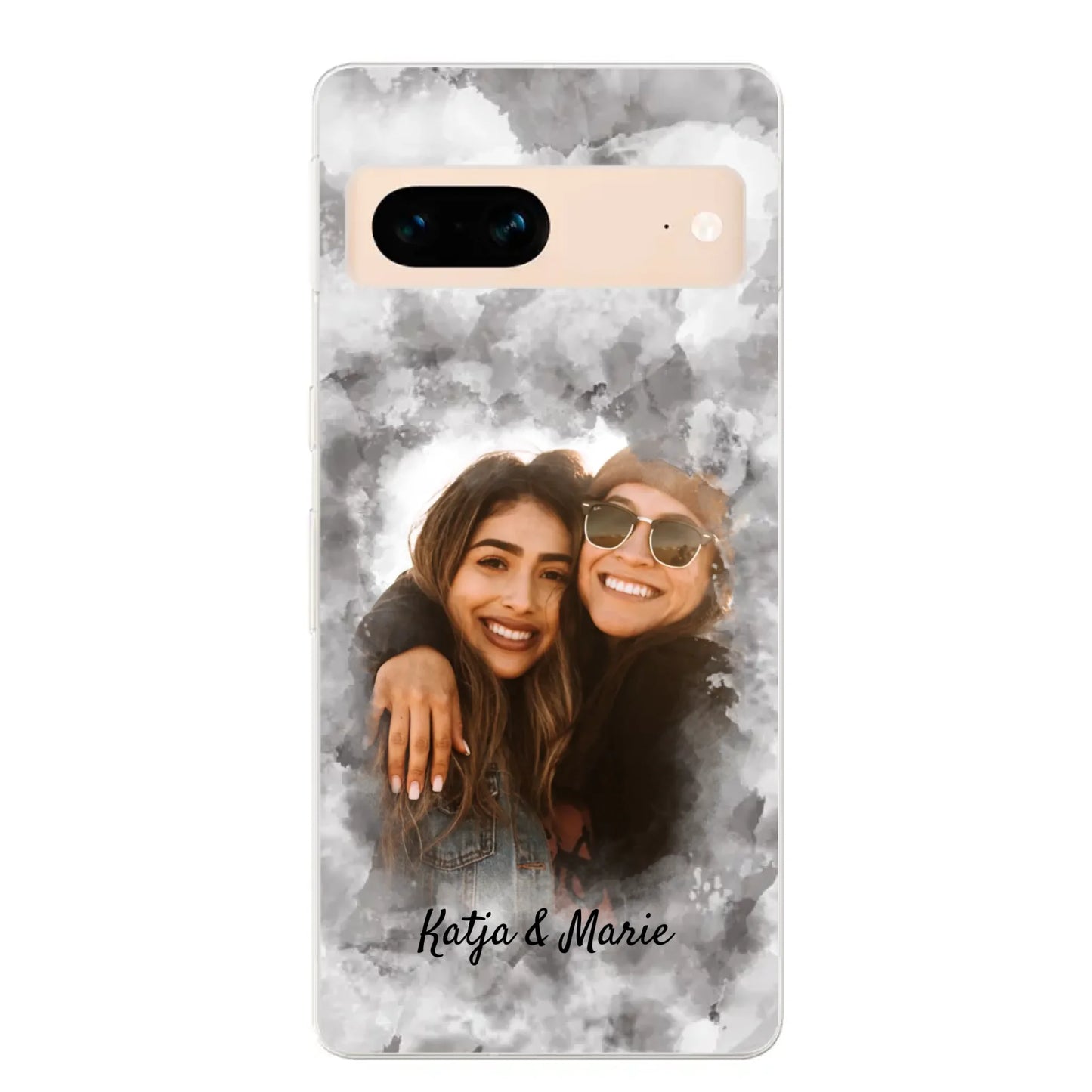 Dein Foto (Wasserfarbenstil) - Personalisierte Handyhülle