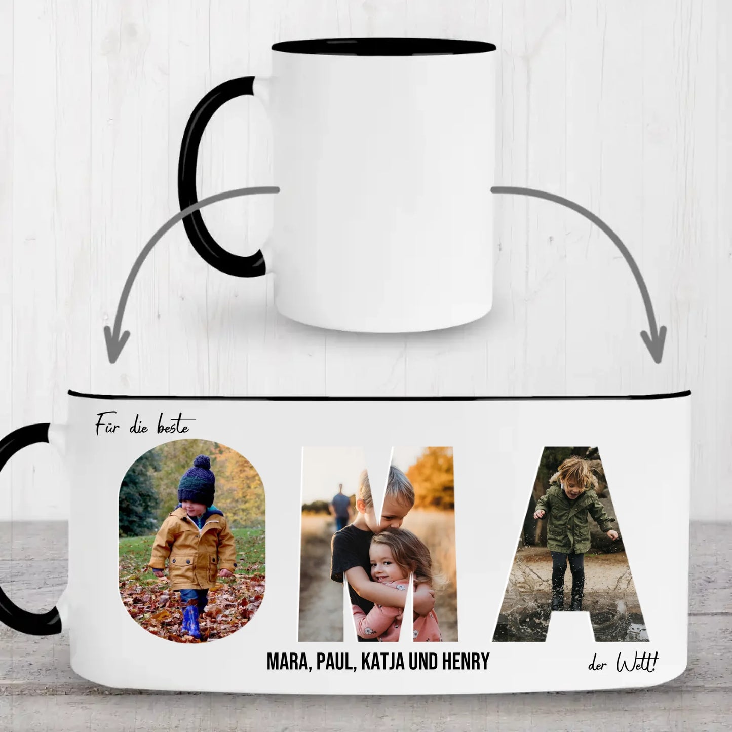 Mug black whole printarea