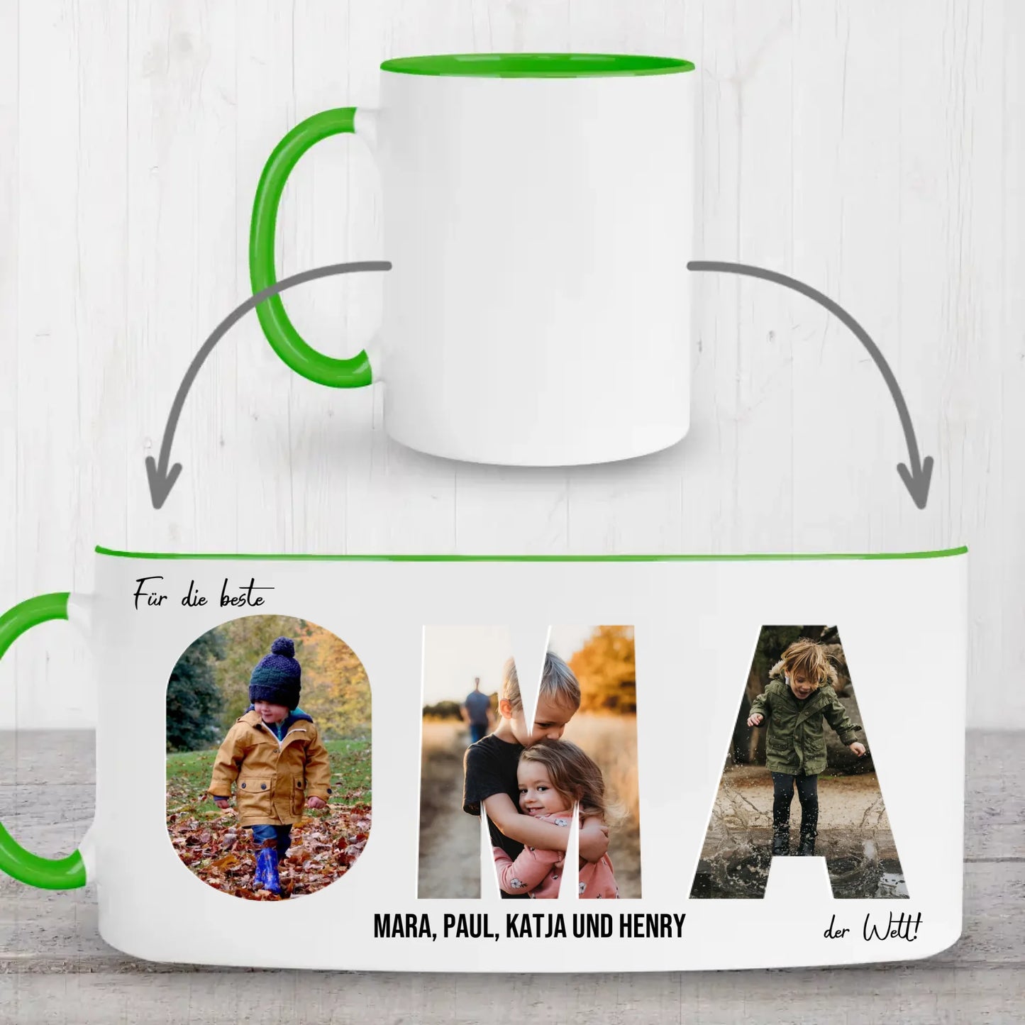 Mug green whole printarea
