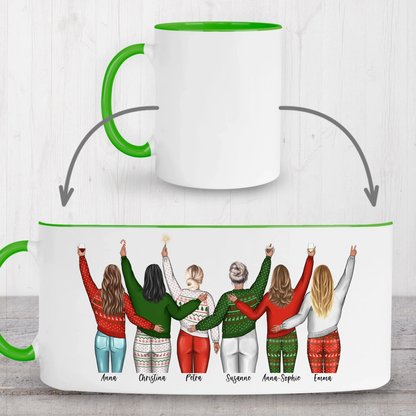 Mug green whole printarea