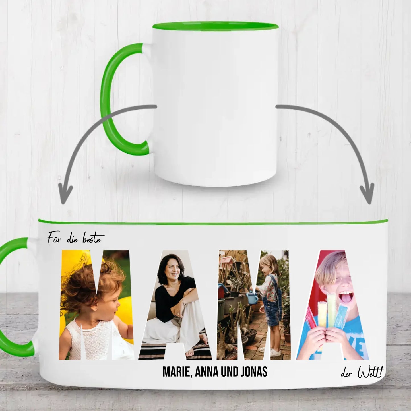 Mug green whole printarea