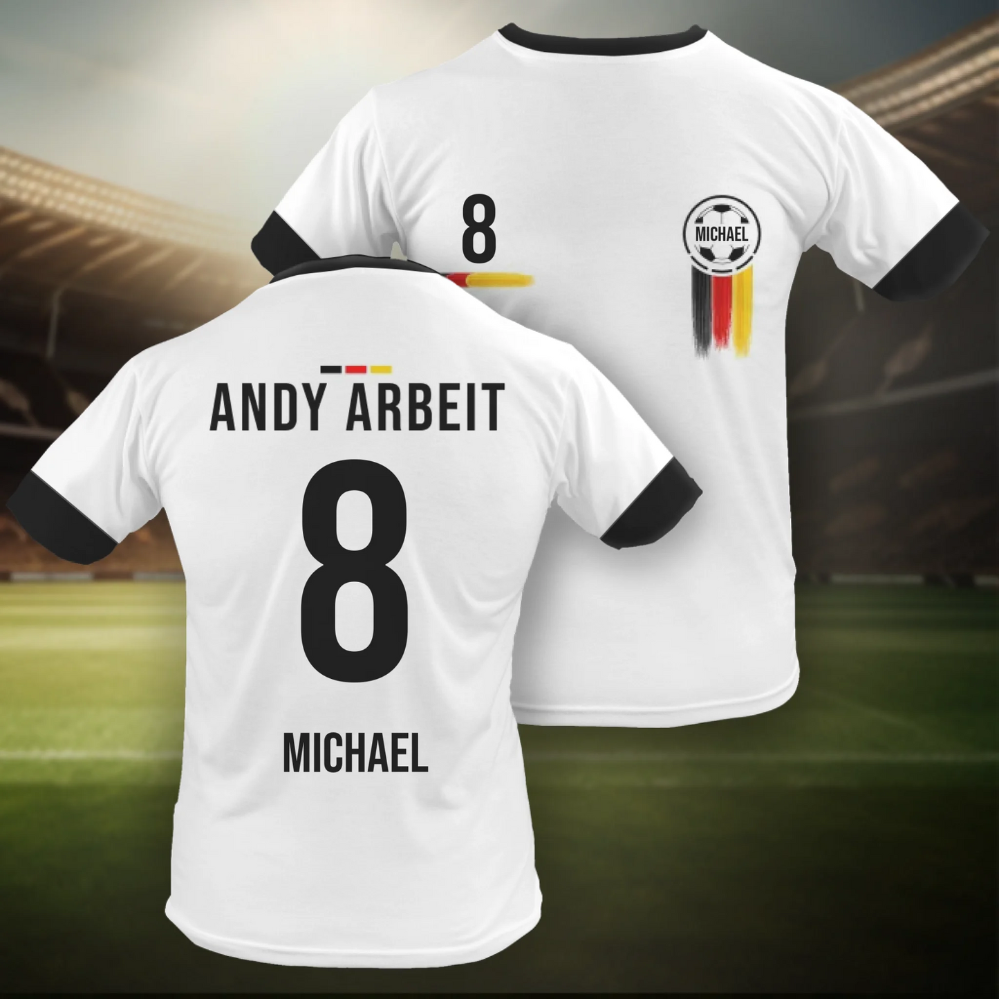 Deutschland-Trikot - Personalisiertes T-Shirt