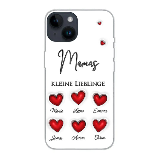 Kleine Lieblinge (Herzen) - Personalisierte Handyhülle