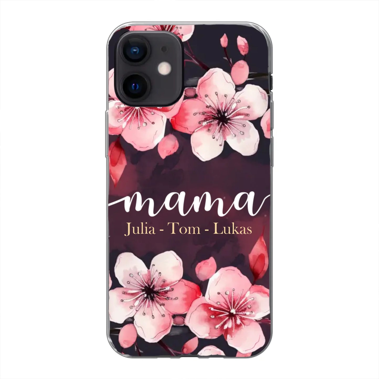 Blumenliebe - Personalisierte Handyhülle