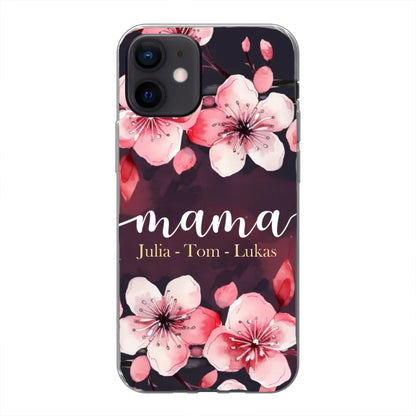 Blumenliebe - Personalisierte Handyhülle