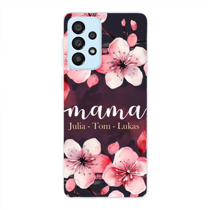 Blumenliebe - Personalisierte Handyhülle
