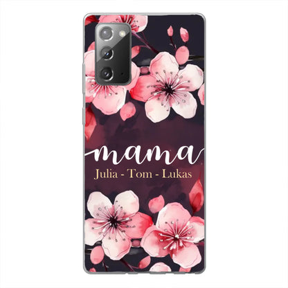 Blumenliebe - Personalisierte Handyhülle
